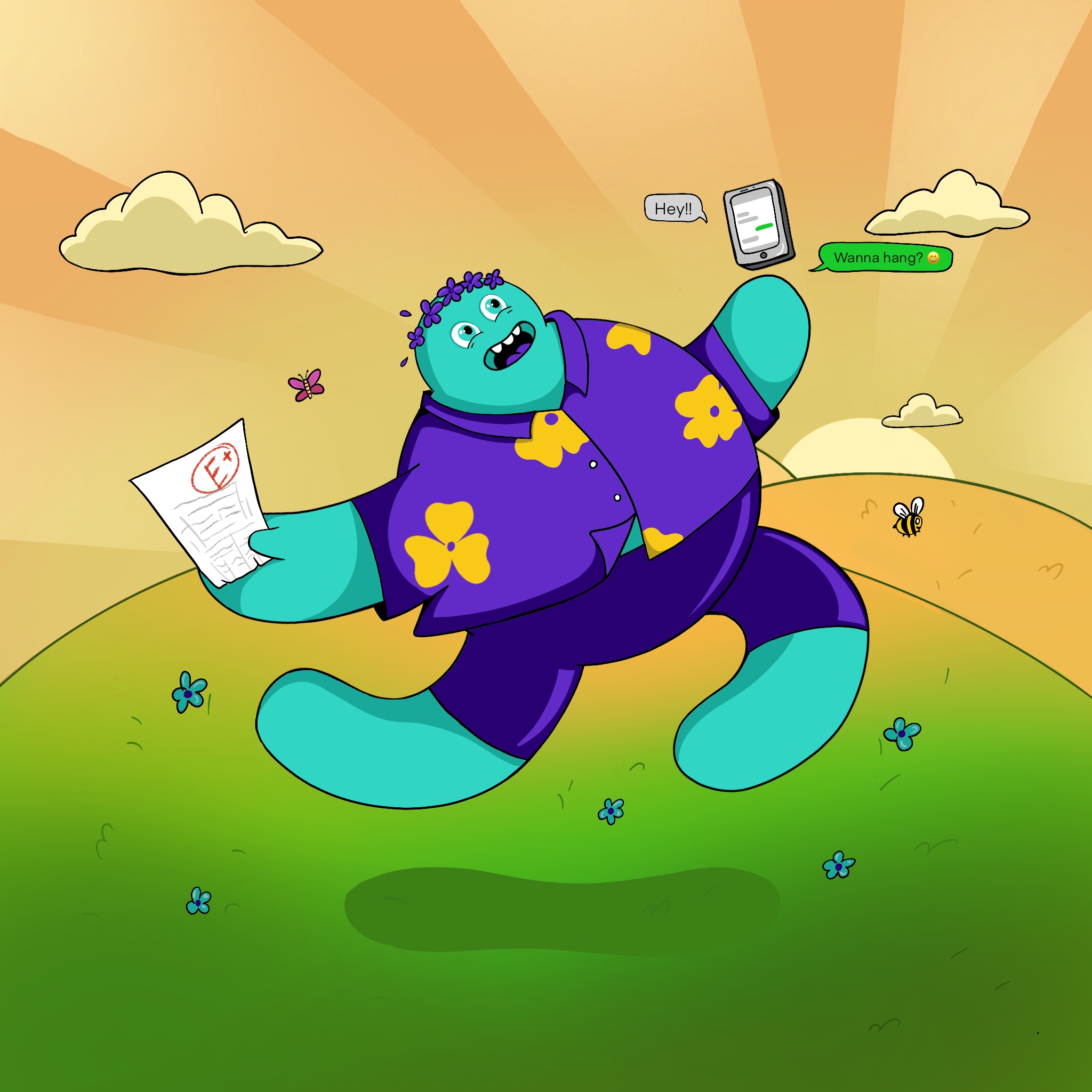 LearnCoach character in social context