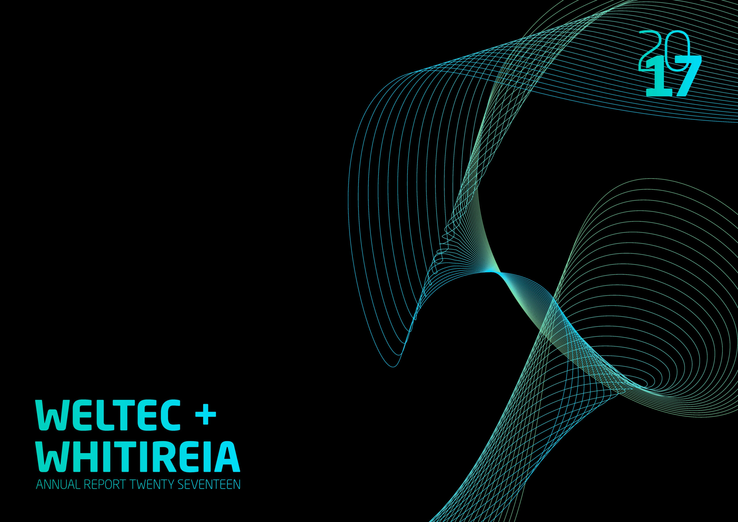 WelTec & Whitireia annual report cover graphic